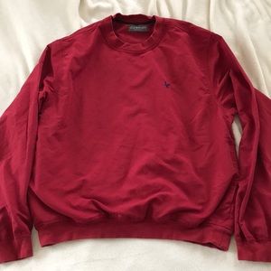 Red Vintage Lyle&Scott  Windbreaker Sweater